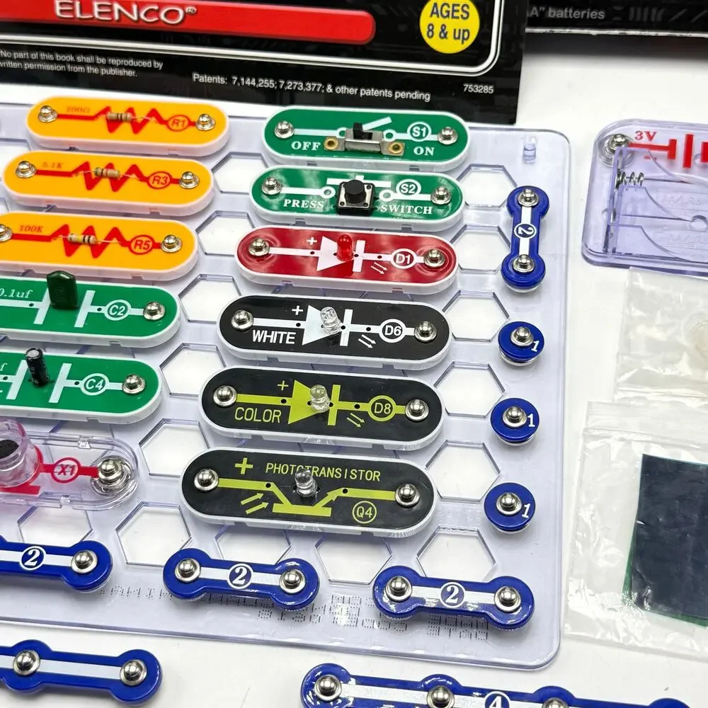 Snap Circuits Light Kit SCL-175 Incomplete Missing Pieces STEM Electronics